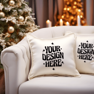 Christmas Pillow Mockup