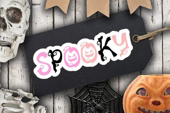 Pink Halloween Stickers Bundle