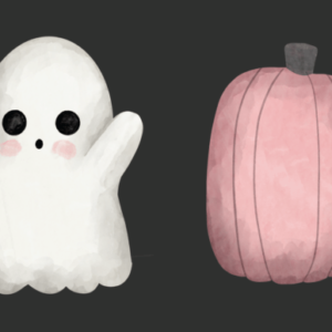 Cute Halloween Watercolor Set