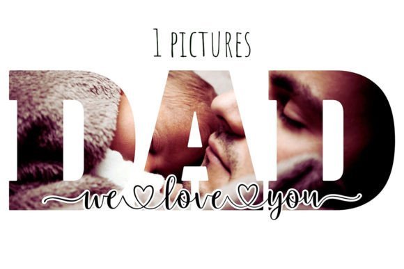 Love You DAD Canva Frame