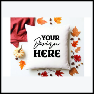 Fall Pillow White Mockups